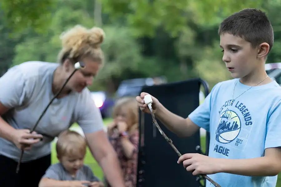 Kids at camp
